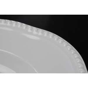 57617 ROSENTHAL PERLRAND DUŻA OWALNA PATERA PÓŁMISEK W BIELI (3).JPG