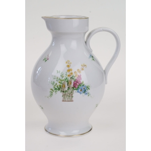 57642 BOLONIA ALE STEFANI PORCELANOWY DZBAN RĘCZNIE MALOWANE KOSZE KWIATÓW (2).JPG