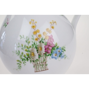 57642 BOLONIA ALE STEFANI PORCELANOWY DZBAN RĘCZNIE MALOWANE KOSZE KWIATÓW (3).JPG