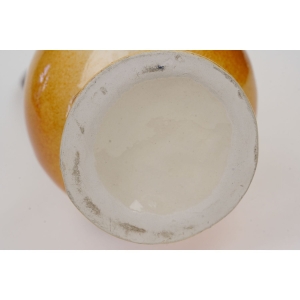 57687 CERAMICZNA DZBAN WAZON Z UCHEM Z OWADEM PSZCZOŁĄ Z LAZUROWEGO WYBRZEŻA (8).JPG