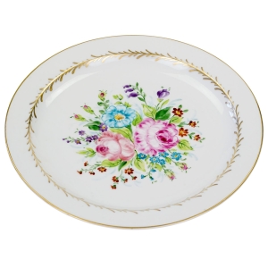 57805 SELTMANN RĘCZNIE MALOWANA DUŻA PATERA KOLOROWE KWIATY (1).jpg