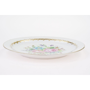 57805 SELTMANN RĘCZNIE MALOWANA DUŻA PATERA KOLOROWE KWIATY (3).JPG