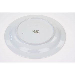 57805 SELTMANN RĘCZNIE MALOWANA DUŻA PATERA KOLOROWE KWIATY (5).JPG