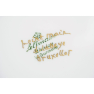 57805 SELTMANN RĘCZNIE MALOWANA DUŻA PATERA KOLOROWE KWIATY (6).JPG