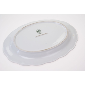58080 ROSENTHAL MONBIJOU GRÜNE RANKE ŚREDNI OWALNY PÓŁMISEK PATERA DŁ. 32 cm (4).JPG
