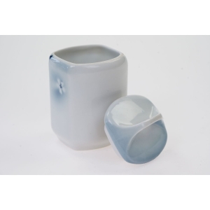58002 LIMOGES CHARLES MARTIN STARY PORCELANOWY KUCHENNY POJEMNIK NA PIEPRZ W WISIENKI (3).JPG