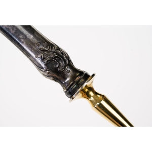 58306 FRANZ MOSGAU ART NOUVEAU SZTUĆCE DO SERWOWANIA RYB TRZONKI SREBRO 800 (4).JPG