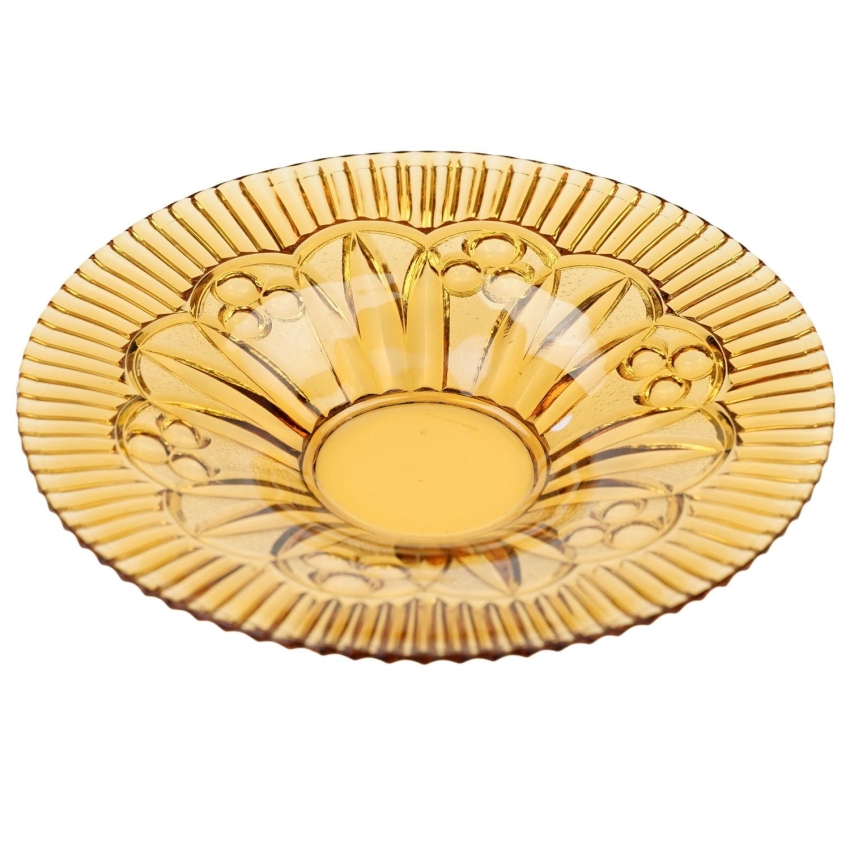 58396 DUŻA BURSZTYNOWA CZESKA PATERA W STYLU ART-DECO (1).JPG