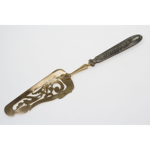 58757 FRANCJA ART-NOUVEAU CUDOWNA ŁOPATKA DO CIAST TORTÓW (2).JPG