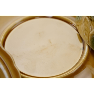 58767 SARREGUEMINES MAJOLIKA CUDOWNY OWOCOWY POJEMNIK NA KONFITURY TRUSKAWKI (6).JPG