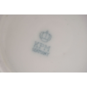 58783 KPM WALDENBURG ELEGANCKI DZBANUSZEK DO ŚMIETANKI MLECZNIK Z KWIATOWĄ BORDIURĄ (6).JPG