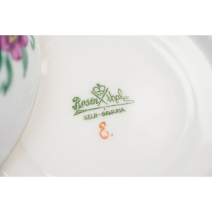 58792 ROSENTHAL NEW EMPIRE RĘCZNIE MALOWANA FILIŻANKA NA STÓPCE ZE SPODKIEM (6).JPG
