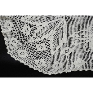58837 SZYDEŁKO OWALNY BIEŻNIK LAUFER W MOTYLKI W BIELI 89 X 45 CM (5).JPG