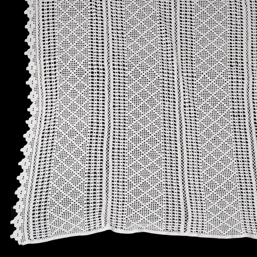 58843 SZYDEŁKO PIĘKNY OBRUS KAPA NARZUTA GEOMETRYCZNY WZÓR 215 X 192 CM (1).JPG