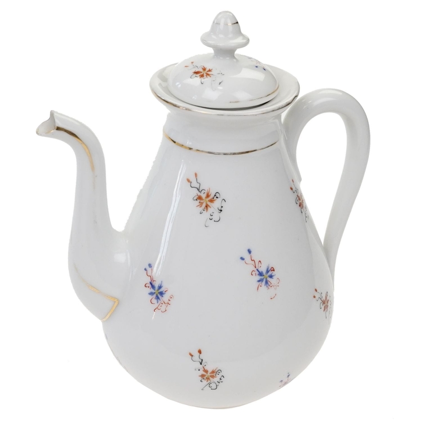58894 BIEDERMEIER RĘCZNIE MALOWANY PIĘKNY DZBAN DO KAWY ZABYTEK (1).jpg