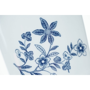 58931 RÖRSTRAND EAST INDIES PORCELANOWY ELEGANCKI WAZON W NIEBIESKIE KWIATY (3).JPG