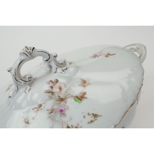 59266 SECESJA STARA BARDZO ŁADNA WAZA TERYNA W KWIATUSZKI (3).JPG