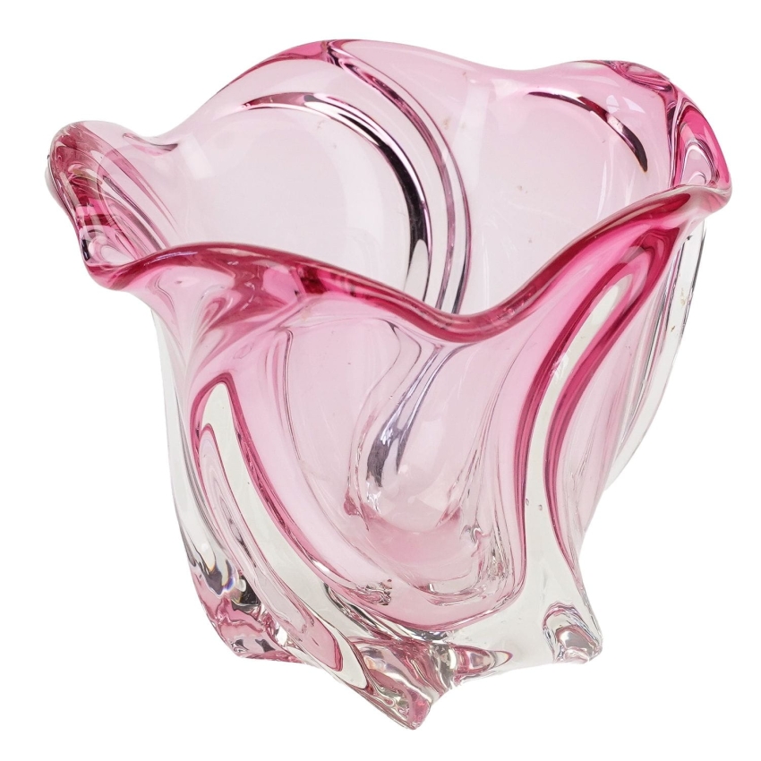 59330 CHŘIBSKÁ J. HOSPODKA RÓŻOWA CZARKA MISA ŻARDINIERA DESIGN Z LAT 60-TYCH (1).jpg