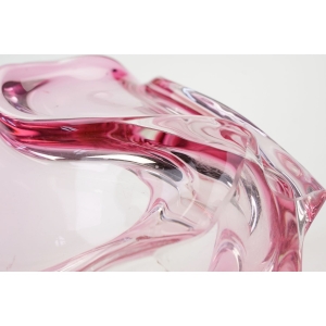 59330 CHŘIBSKÁ J. HOSPODKA RÓŻOWA CZARKA MISA ŻARDINIERA DESIGN Z LAT 60-TYCH (4).JPG