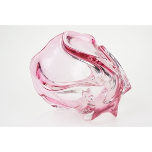 59330 CHŘIBSKÁ J. HOSPODKA RÓŻOWA CZARKA MISA ŻARDINIERA DESIGN Z LAT 60-TYCH (5).JPG