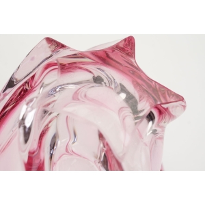 59330 CHŘIBSKÁ J. HOSPODKA RÓŻOWA CZARKA MISA ŻARDINIERA DESIGN Z LAT 60-TYCH (6).JPG