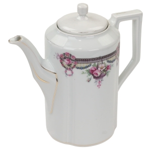 KOENIGSZELT UROCZY STARY DZBAN DO KAWY GIRLANDY KWIATÓW KOSZE RÓŻ