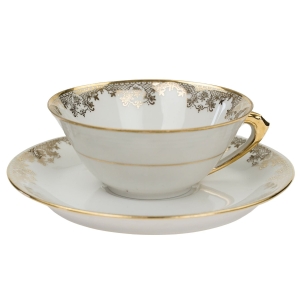 59352 LIMOGES FILIŻANKA ZE SPODKIEM ZŁOTE ORNAMENTY (1).jpg