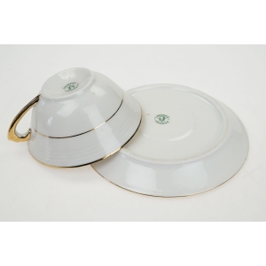 59352 LIMOGES FILIŻANKA ZE SPODKIEM ZŁOTE ORNAMENTY (5).JPG
