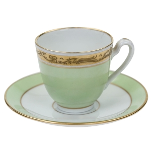 59474 ROYAL COPENHAGEN STAREŃKA FILIŻANKA MOKKA ZE SPODKIEM SELEDYNOWA (1).jpg