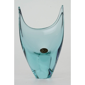 59537 ŽELEZNY BROD M. KLINGER ŚLICZNY MALINOWY NEODYMOWY ZMIENIAJĄCY BARWĘ WAZON (2).JPG