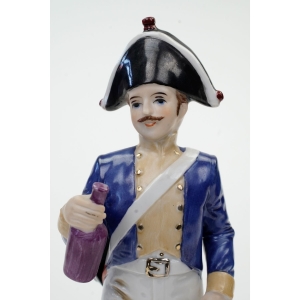 59715 CAPODIMONTE DUŻA FIGURA NAPOLEOŃSKIEGO ŻOŁNIERZA (3).JPG