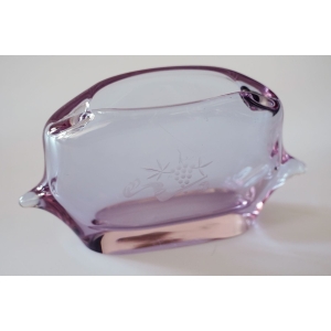 59754 ŽELEZNY BROD M. KLINGER ŚLICZNY NEODYMOWY ZMIENIAJĄCY BARWĘ WAZON SZLIFOWANY WINOGRONA I FAJKA (6).JPG