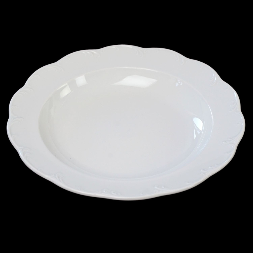59828 ROSENTHAL MONBIJOU GŁĘBOKI TALERZ DO ZUPY W BIELI ŚR. 22,8 CM (1).JPG