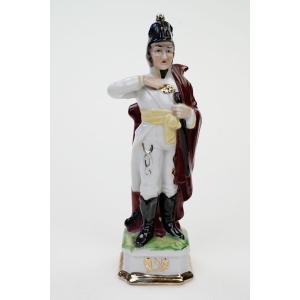 59853 CAPODIMONTE FIGURA NAPOLEOŃSKIEGO ŻOŁNIERZA J. MURAT PORCELANOWA FIGURA (2).JPG
