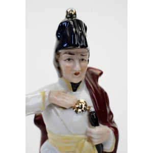 59853 CAPODIMONTE FIGURA NAPOLEOŃSKIEGO ŻOŁNIERZA J. MURAT PORCELANOWA FIGURA (3).JPG