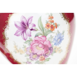 59873 SCHUMANN VIEUX MEISSEN CUDOWNA AMFORA URNA Z POKRYWĄ KWIATY (4).JPG