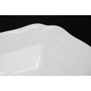 59922 ROSENTHAL SANSSOUCI BIAŁA ELEGANCKA MISA KWADRATOWA SALATERA (3).JPG