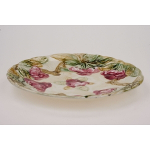 59939 MAJOLIKA CUDOWNA PATERKA WISIENKI I LIŚCIE FRANCJA (2).JPG