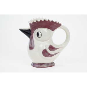 60307 ŚLĄSKI KOGUT DZBANUSZEK RĘCZNIE MALOWANY DUŻY (2).JPG