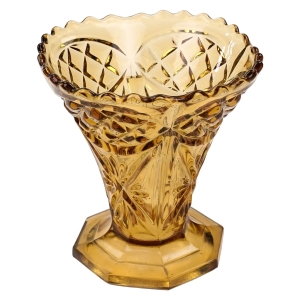 SCAILMONT BURSZTYNOWY WAZON KRATER SYGNOWANY