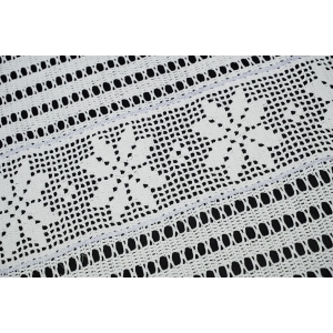 60422 SZYDEŁKO KAPA NARZUTA DUŻY OBRUS W GWIAZDKI 220 X 200 CM (2).JPG