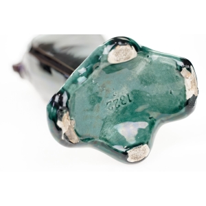 60504 ART NOUVEAU SECESJA FANTASTYCZNY WAZON Z USZAMI MAJOLIKA (6).JPG