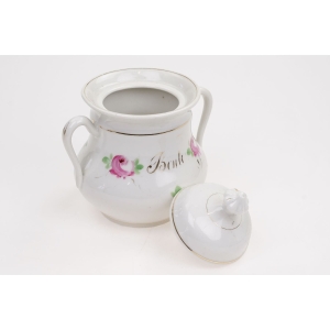 60857 BIEDERMEIER DUŻA CUKIERNICA RĘCZNIE MALOWANA RÓŻYCZKI (3).JPG