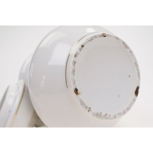 60857 BIEDERMEIER DUŻA CUKIERNICA RĘCZNIE MALOWANA RÓŻYCZKI (5).JPG