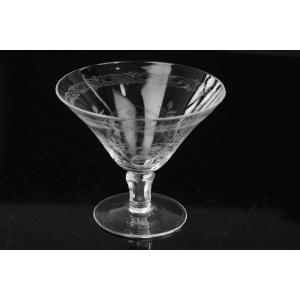 60967 BOHEMIA KOMPLET 4 ŚLICZNYCH KIELICHÓW DO MARTINI Z PANTOGRAFEM KWIATOWA DEKORACJA (2).JPG