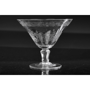 60967 BOHEMIA KOMPLET 4 ŚLICZNYCH KIELICHÓW DO MARTINI Z PANTOGRAFEM KWIATOWA DEKORACJA (3).JPG
