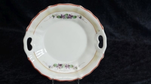 KPM PATERA W RĘCZNIE MALOWANE FIOŁKI