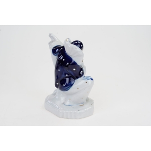 61038 DIKOLENKO FIGURKA PIERROTA Z GITARĄ KOBALTEM MALOWANA (3).JPG