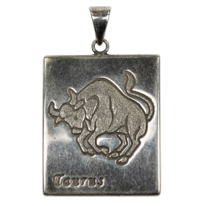 SREBRO ZAWIESZKA WISIOREK SREBRNY ZNAK ZODIAKU BYK PRÓBA 925 WAGA 2,5 G