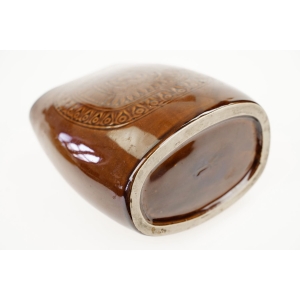 61162 JAROSZÓW WAZON W BRĄZOWYM KOLORZE SZKLIWIONY Z AZTECKIM WZOREM (3).jpg